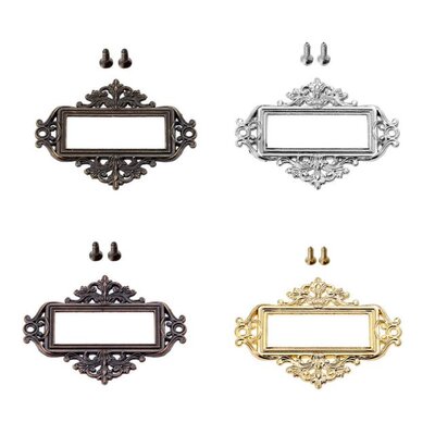 5pcs Label Pull Frame File Name Card Holder with Mounting Sc