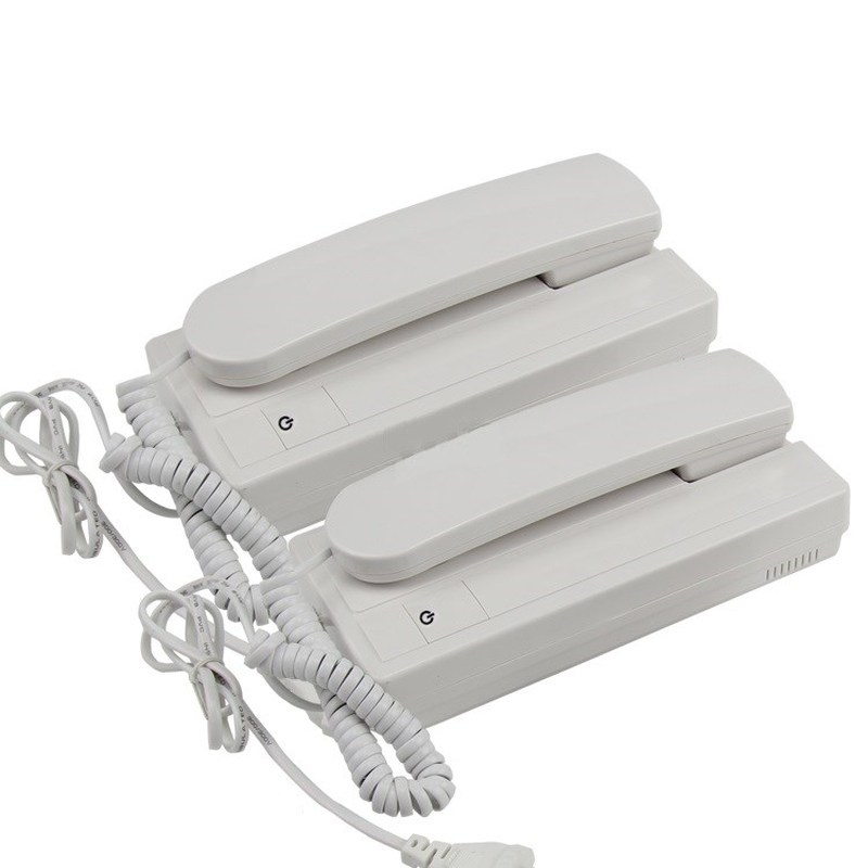 Non Visible Doorbell Wired Two way Phone Intercom a Pair Di