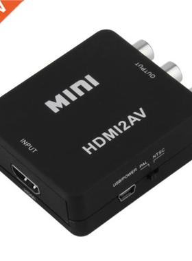 HDMI to RCA CVBS AV Converter Adapter 1080P HDMI2AV Video Co