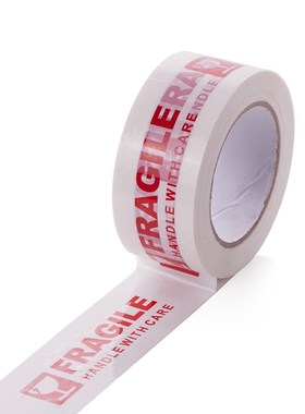 2017 Hot Sale Cheapest Custom  Warning Bopp Fragile Tape Use