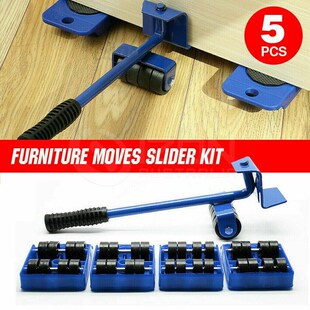 5/8PCS Heavy Duty Furniture Lifter Hand Tool Set Lifter Slid