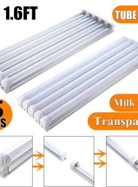 5PCS/Set 1.6FT T8 LED Tubes AC85-265V 50cm T8 G13 12W SMD283