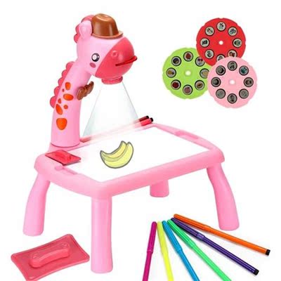 Multifunctional Drawing Board Learning Desk with Music Funct