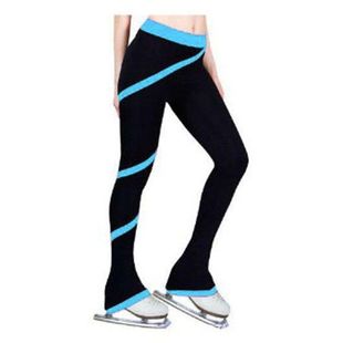 Women Teen Girl Ice Skating Pants Figure Skating Tights Trou