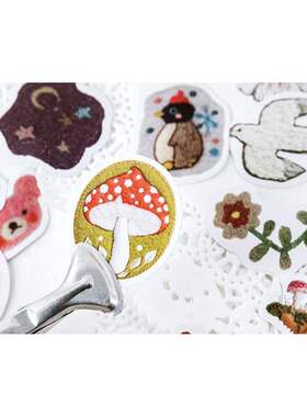 20packs/lot Love Felt Handicraft useu Label Stickers Di