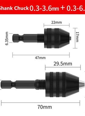 6.5mm Hexagon Shank Three-jaw Chuck Quick-Type Chuck Extens