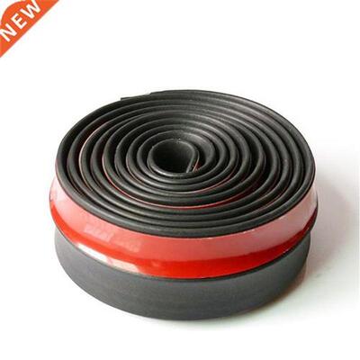 2.5m x 6.5cm Car Front Bumper Universal Protector Rubber Lip