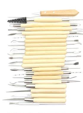 Portable 22PCS Clay Sculpting Kit Sculpt Smoothing Wax Carvi