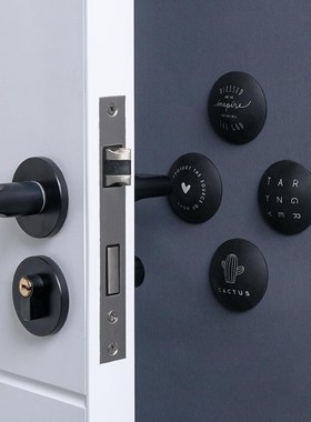 4pcs Wall Protector Door Handle Silicone Bumper Guard Stoppe