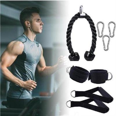 Pull Rope Set Machine Triceps Ropes Crunches T-Bar Handle