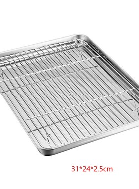 Oil Drain Oven Tray Cooling Rack Baking Cooker Cooking Stain