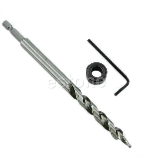 1 Set 1/4 Hex Twist Step Drill Bit Set for Kreg Pocket Hole
