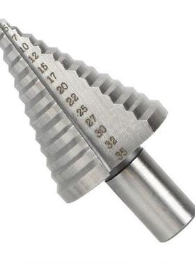 Hole Cutter Drill Tool 5-35 mm Fluted Edges HSS Step Drill