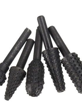 5Pcs Hss Rotary Files Burr Drill Rotating Thorn Head  Electr