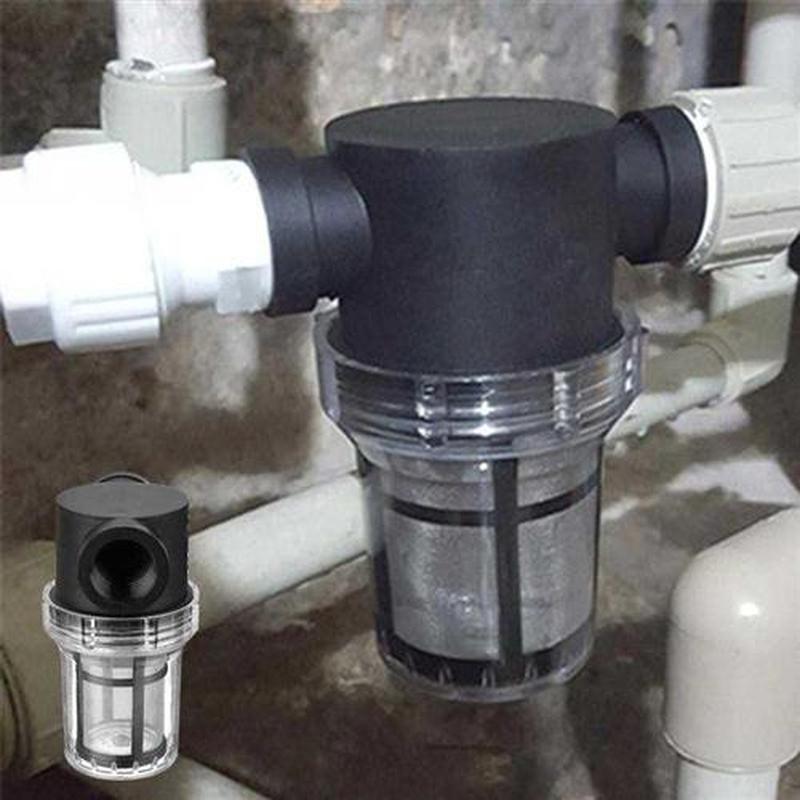 Garden Pond Inline Mesh Strainer Water Pump Filter Irrigatio