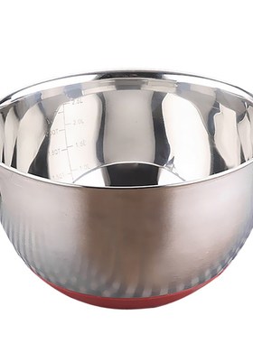 Non-Slip Stainless Steel Nesting Mixing Bowls for Salad Cook