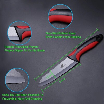Ceramic Knives Zirconia Set of kitchen knives  3