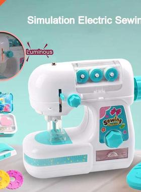 Simulation Electric Sewing Machine Mini Furniture Educatio