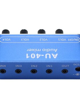 Stereo Mixer (4 Input ,1 Output ) Individually Controls Boar