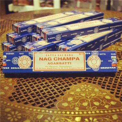 Indian Incense Satya Nag Champa Line Fragrant Sai Baba Medit
