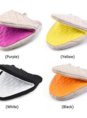 1PC Silicone Anti-scalding Oven Gloves Mitts Potholder