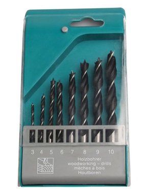 8pcs 7Sizes HSS Cuspidal Twist Drill Bit 3mm/4mm/6mm/7mm/8mm