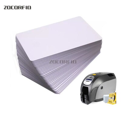 10pcs White inkjet printable blank pvc card for membership c