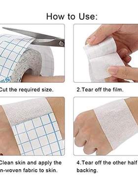 Non-Woven Breathable Tape Skin Healing Protective Soft Fabri