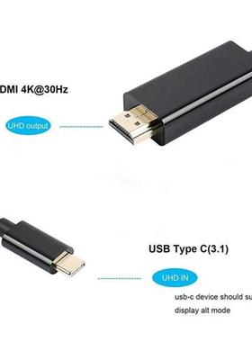 Type C USB-C to HDMI Cable 6FT USB 3.1 (Thunderbolt 3 Compat