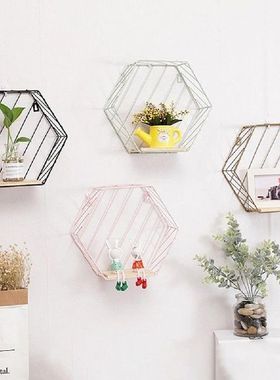 Storage Shelf Display Shelf Nordic Style Removable Grid