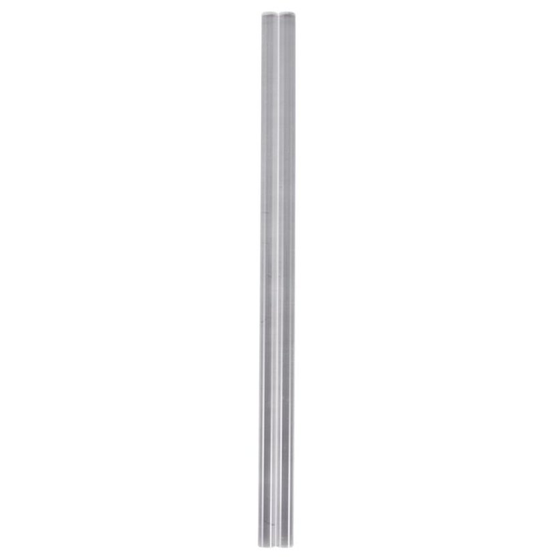 2Pcs 10mm Clear Round Perspex Acrylic Bar PMMA Extruded Rod