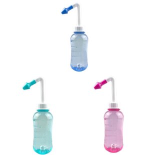 1Set 300ML Nasal Irrigator Nasal Rinse Bottle Nasal Wash Cle