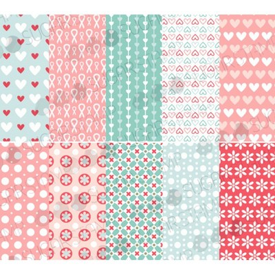 Mix Pattern Sugar Stamp Transfer Paper For Cake Decoration,