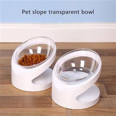 Transparent Non-Slip Cat Food Bowl For Dogs Bowls Eating