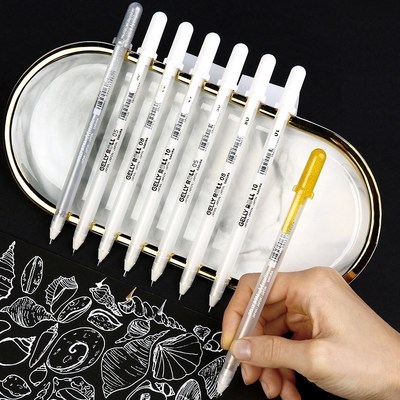 Gelly Roll Pen Liner, Basic Highlighter White Gold Si