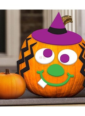 500 Pcs/Roll Pumpkin Stickers Sealing Label Stickers Hallowe