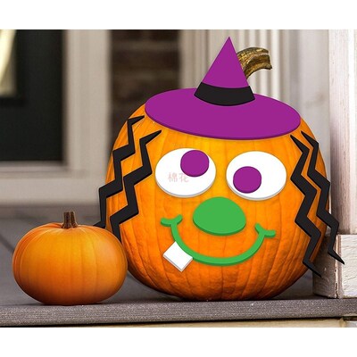 500 Pcs/Roll Pumpkin Stickers Sealing Label Stickers Hallowe