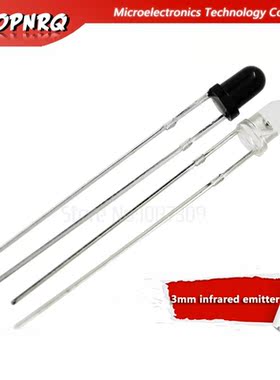 50pairs 3mm 940nm LEDs infrared emitter and IR receiver diod
