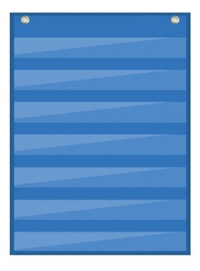 Magnetic Pocket Chart With 10 Dry Erase Cards For Standards