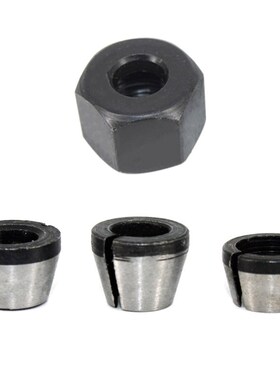 6mm 6.35mm 8mm Collet Chuck Adapter With Nut Engraving Trimm
