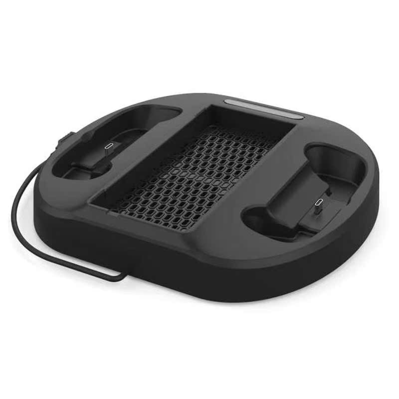 Dual Controller Charger Station Console Cooling Desk Holder