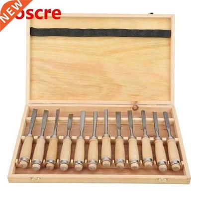 12Pcs Wood Carving Tools Set Engraving Knife Chisels Woodwor