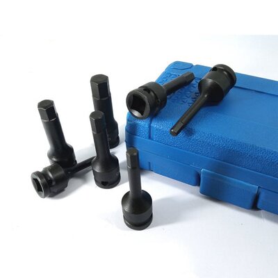 7pcs Impact Socket Bit Set 3/8-inch Drive Chrome Molybdenum