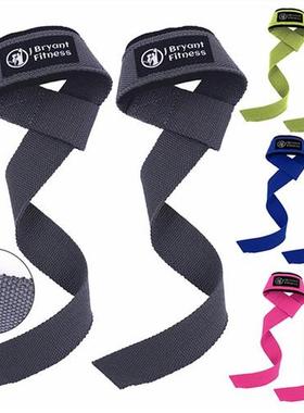 1 Pair Gym Lifting Straps Fitness Gloves Anti-slip Hand Wrap