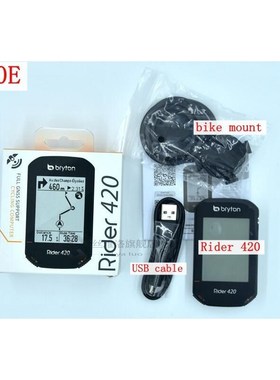 Bryton Rider 420 GPS Cycling Computer Enabled Bicycle/Bike C