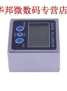 Hoek Meter Gradenboog Inclinometer Level Box Hoek Gauge Zilv