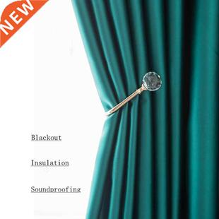 New Thick Full Blackout Window Curtains Soundproof Nordic Mi