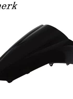 New Motorcycle Black Double Bubble Windscreen Windshield ABS