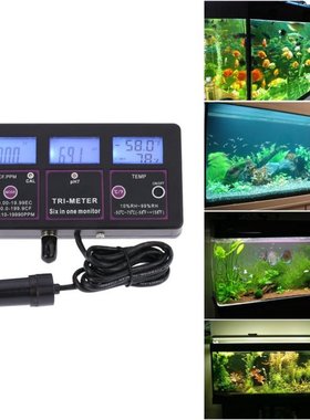 6 in 1 Professional Water Quality Tester Multi Parameter Wat