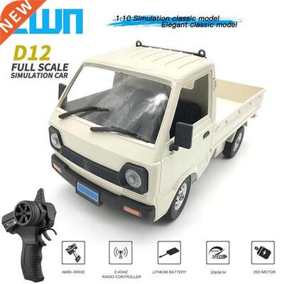WPL D12 RC CAR 1/10 Simulation Drift Climbing Truck LED Ligh